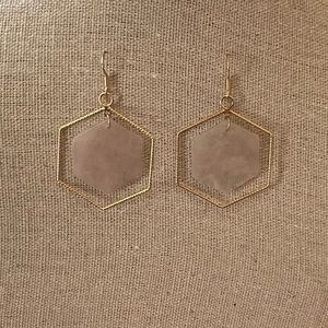 💥NEW ARRIVAL!💥 Rose Garden Hexagon Earrings